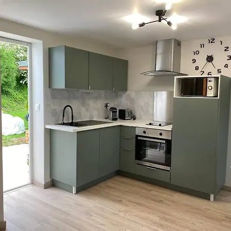 Ferienwohnung Le Nid Du Cygne Houlle Exterior foto